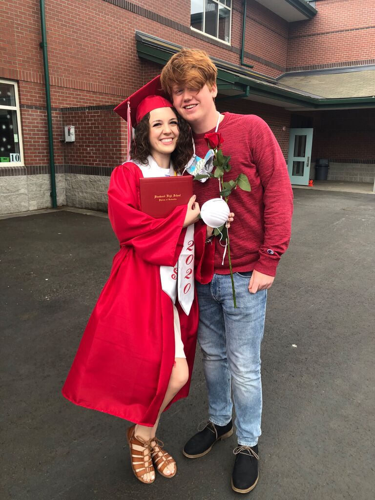 Khyla’s “Covid graduation”