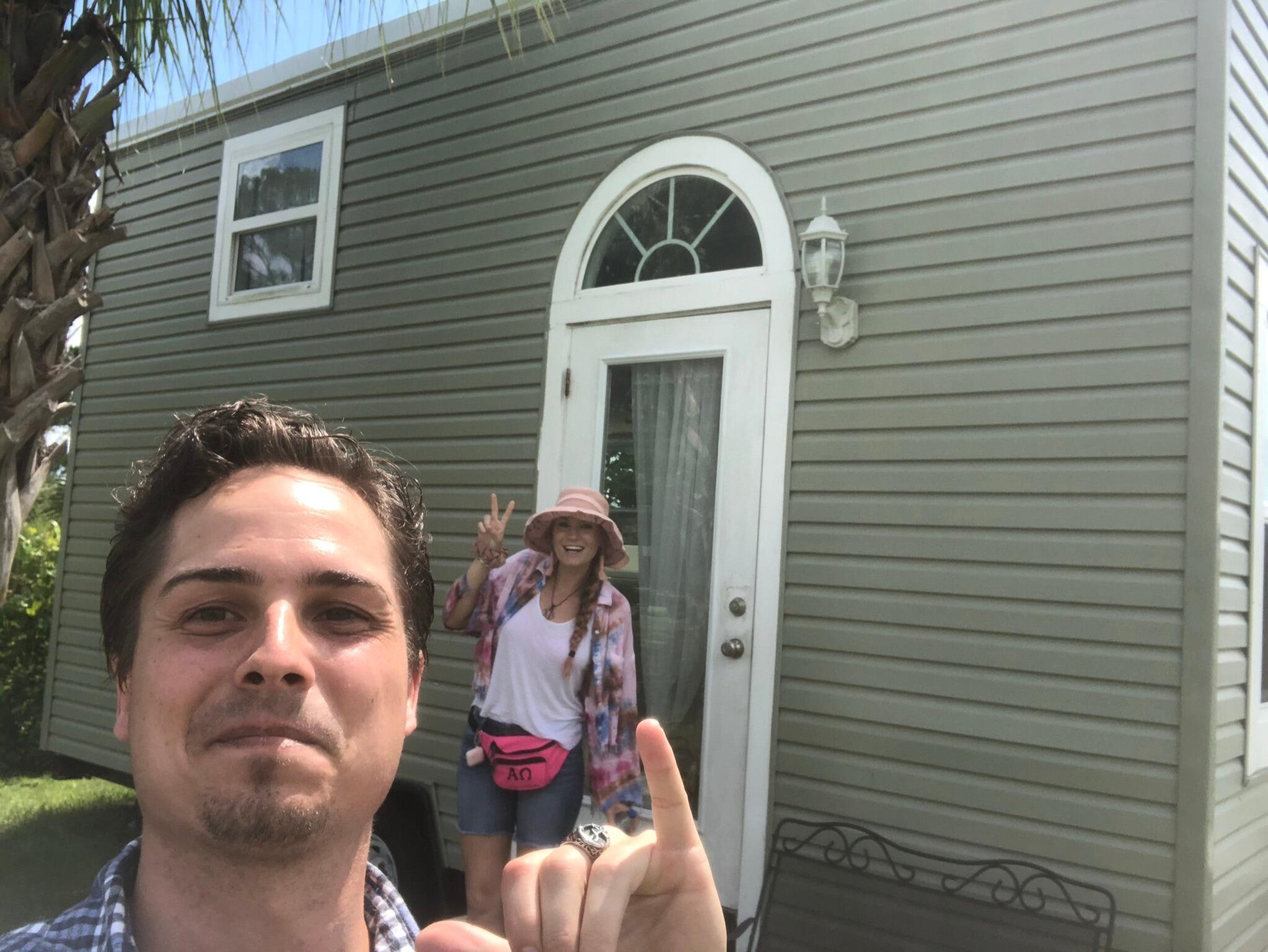 Hannah & Scott officially purchased their first home! A TINY HOUSE! This couple is going to do Big Living in a Tiny House! Check out their page for more information on this!