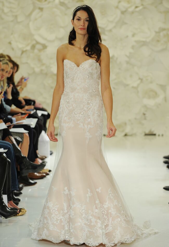 Watters Wedding Dresses Use Intricate Embroidery and Illusion Lace for ...
