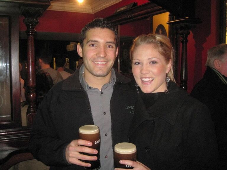 While Adar was studying abroad in Spain, Ryan flew out to spend time with her. This is from our trip to Dublin, Ireland, where we enjoyed lots of Guinness. 