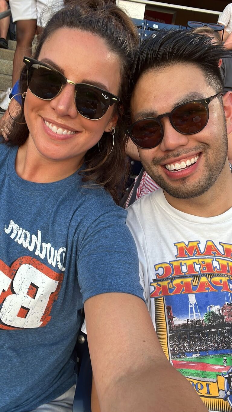 Fireworks and romance are in the air as Amelia & Michael make their relationship official at the Durham Bulls game 👩🏻‍❤️‍👨🏻