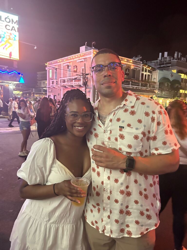 We loved hopping around bars and restaurants in Puerto Rico!