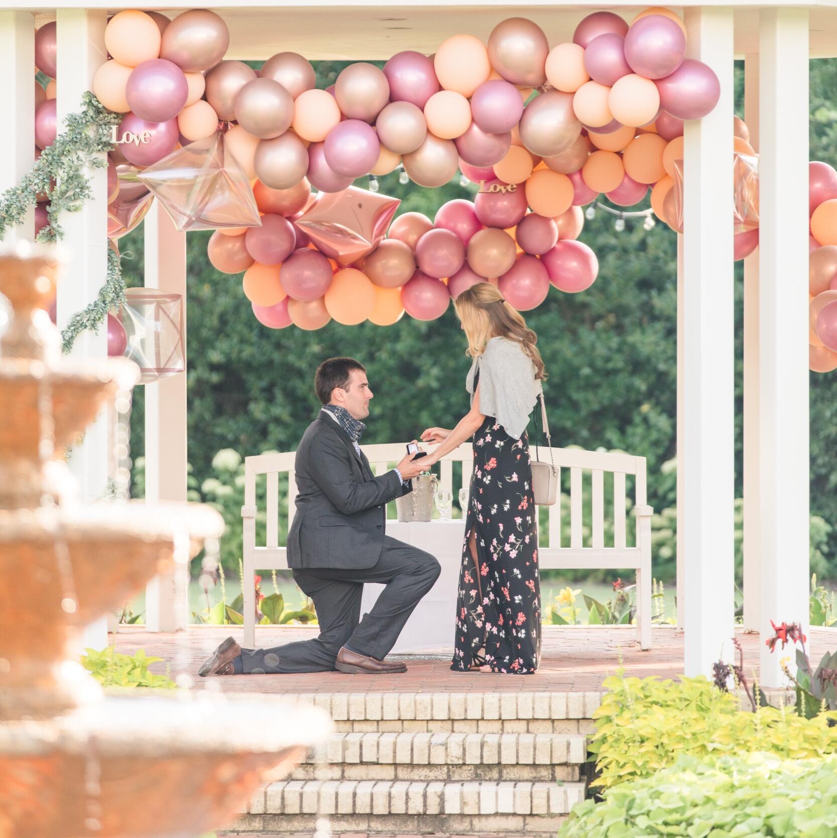 And then, Tom surprised Alex by proposing in Pinehurst, NC.  And she said YES!