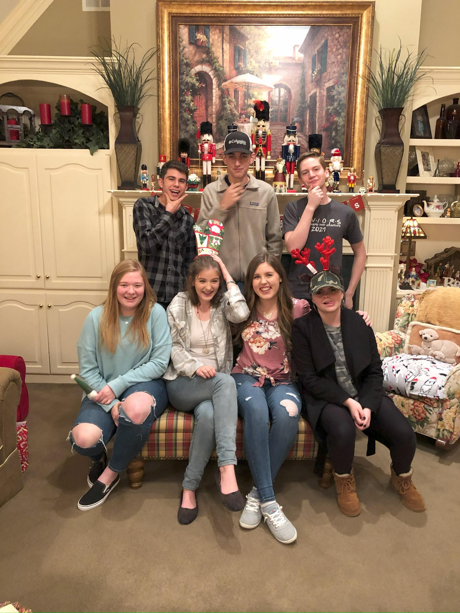 On December 17, 2020, I hosted a Christmas party for the class of 2021 friends I had made that fall. Jacob and I barely knew each other, but he arrived first at the party. My awkward self held my dog, Buddy, so I would have something to talk about, and Jacob thought he was cute (and that I was cute too!). The screaming game was a hit, and Jacob and I were facing off seeing who could scream loudest. He thought I was funny and always laughed at my jokes, and I loved his lighthearted spirit.