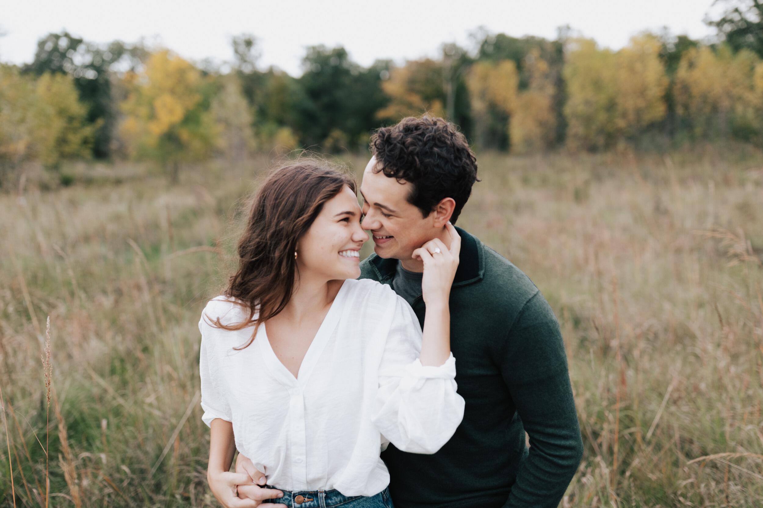 Now!! Finishing up our senior year of college and getting ready to move to DC post wedding!
