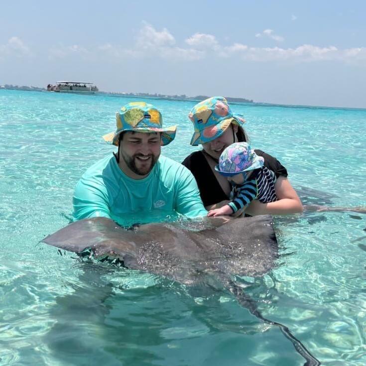 First vacation out of the country together and as a family.