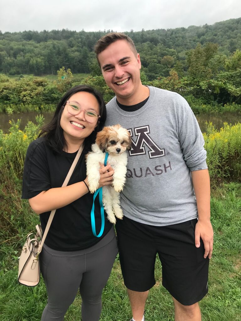 Canaan, NY:  We picked up our little ray of sunshine and brought him home! We love Finn, our fur baby. 