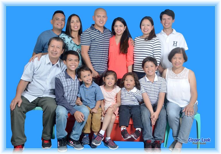 From the two of us, our family has grown into three generations.