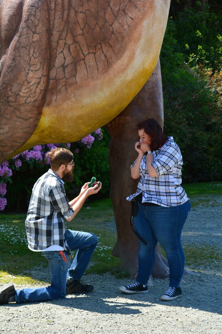 The day he asked me to be his wife.  💕
