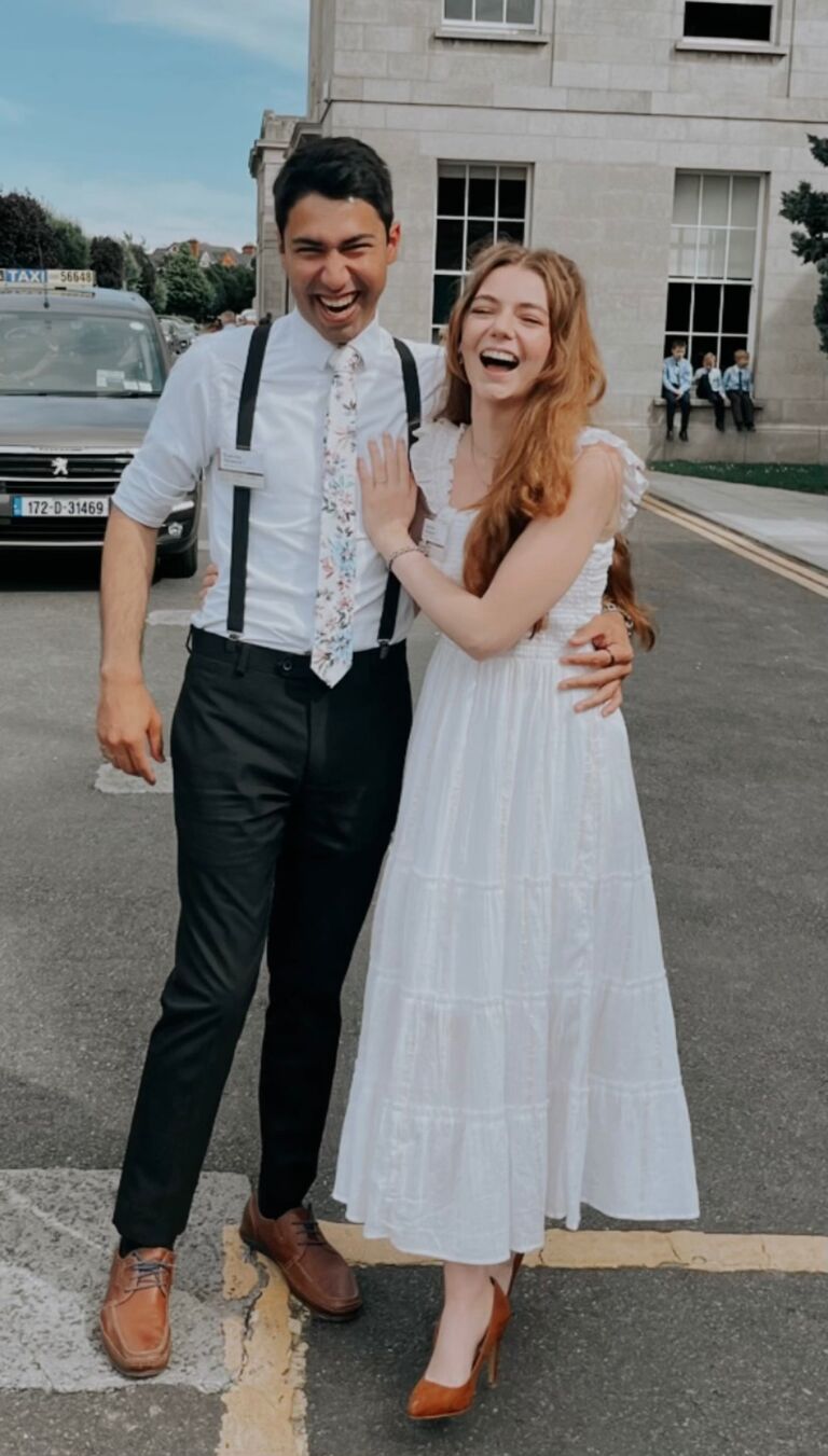 After negotiating with Chloé's dad at the convention 🫣 -- We finally got the approval to start dating! 🥳🫶🏼
