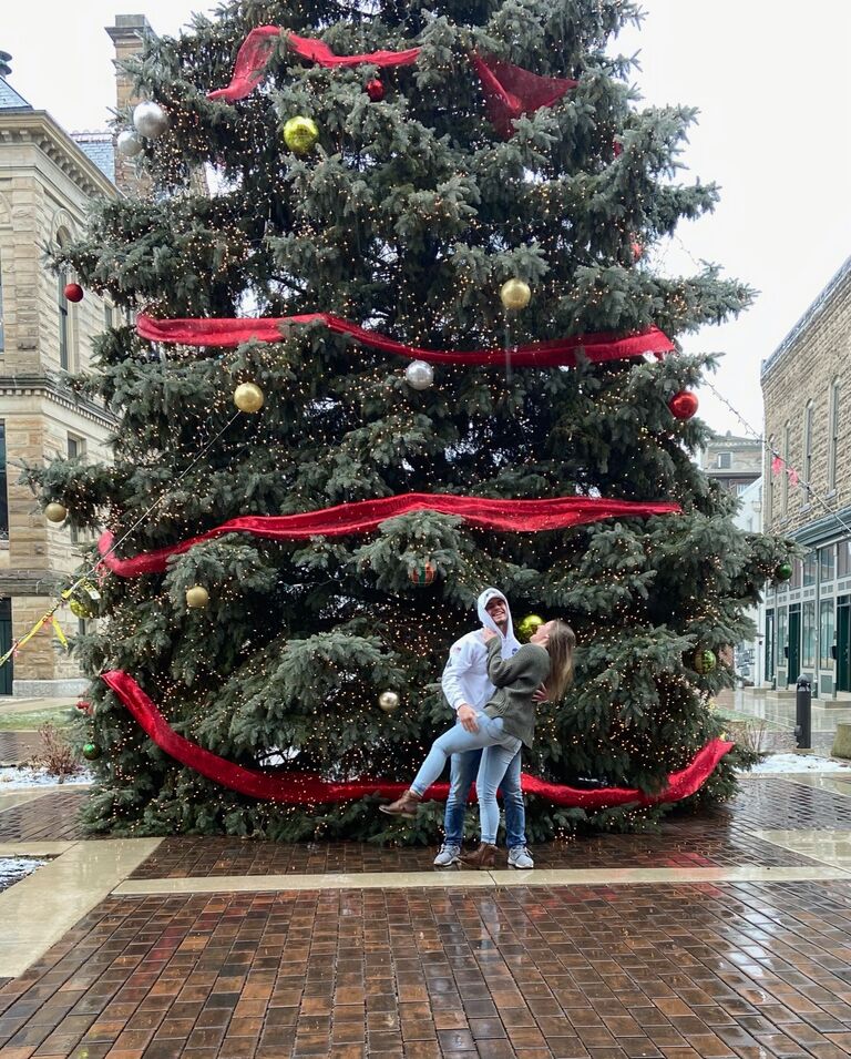 Our first Christmas together!