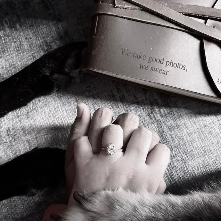 After an elaborate kidnapping plot, Jonathan was able to surprise Ashlee with an engagement ring and proposed at a state park.