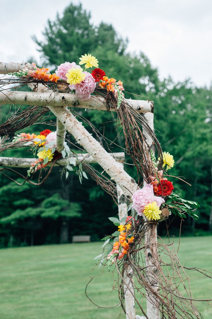 Colorful Wedding Arch Decor