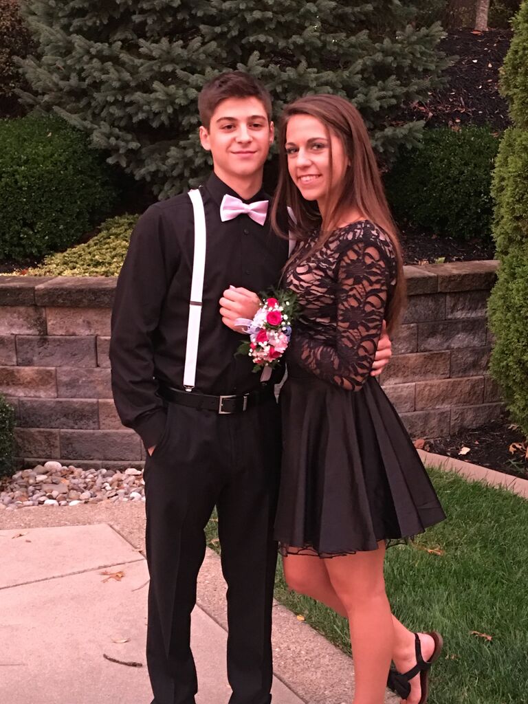 This was our first homecoming dance together, we were such babies! 