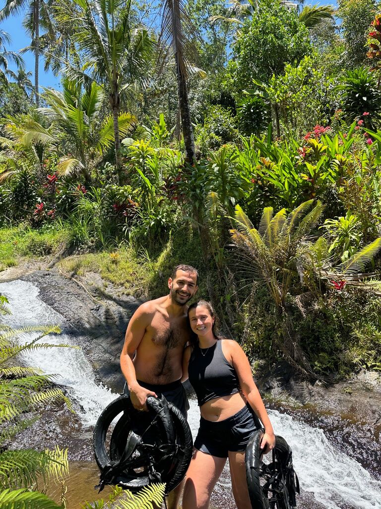 An extremely "safe" waterslide in Bali