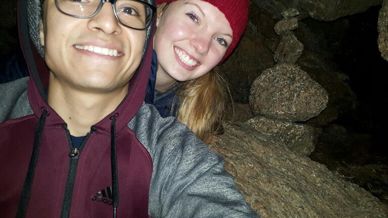 The day Jacob asked me to be his girlfriend! Trip to Enchanted Rock where we hiked in caves.