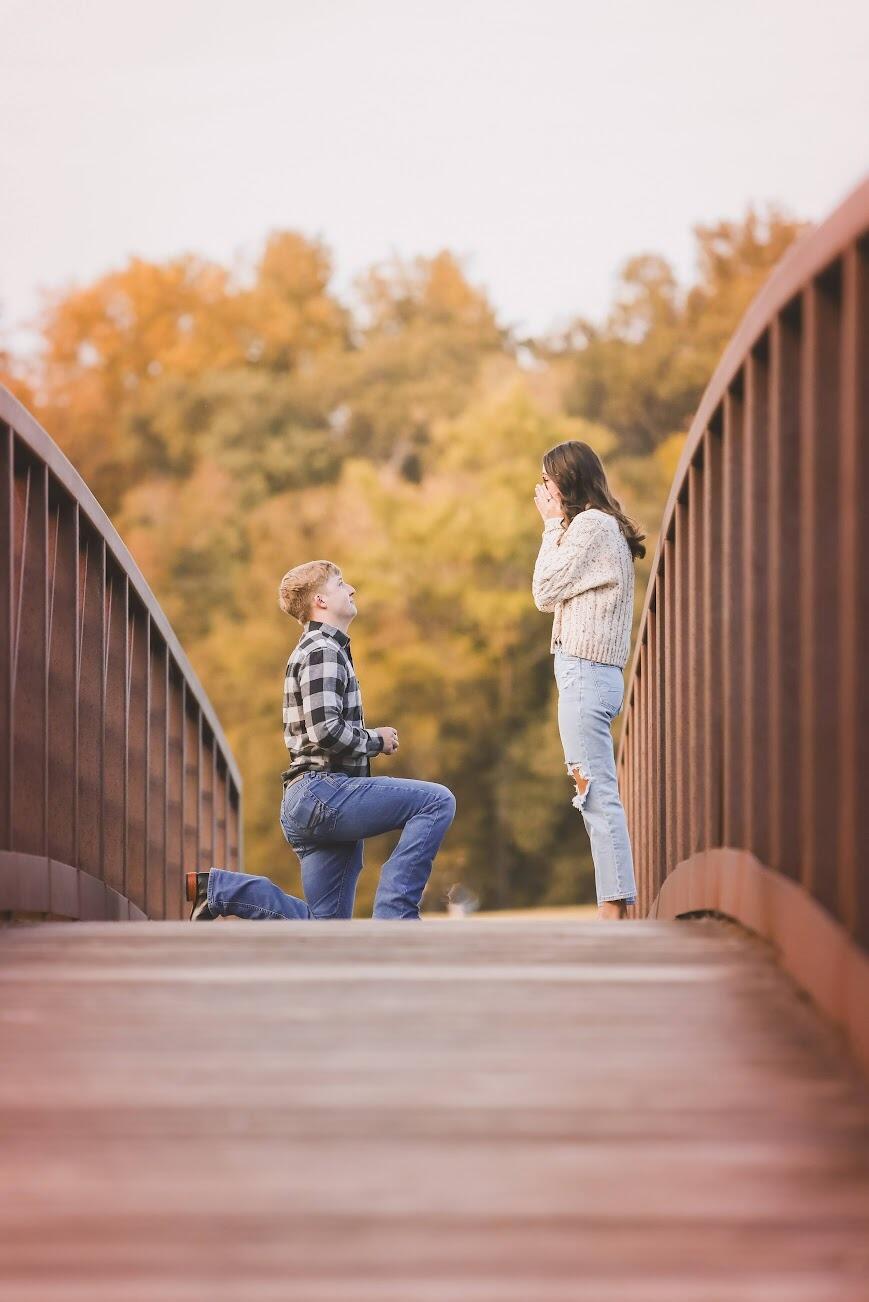 Mitchell took me by complete surprise and proposed at Lincoln State Park during our annual fall camping trip. He put so much thought and effort into this day and I still feel so special. 
