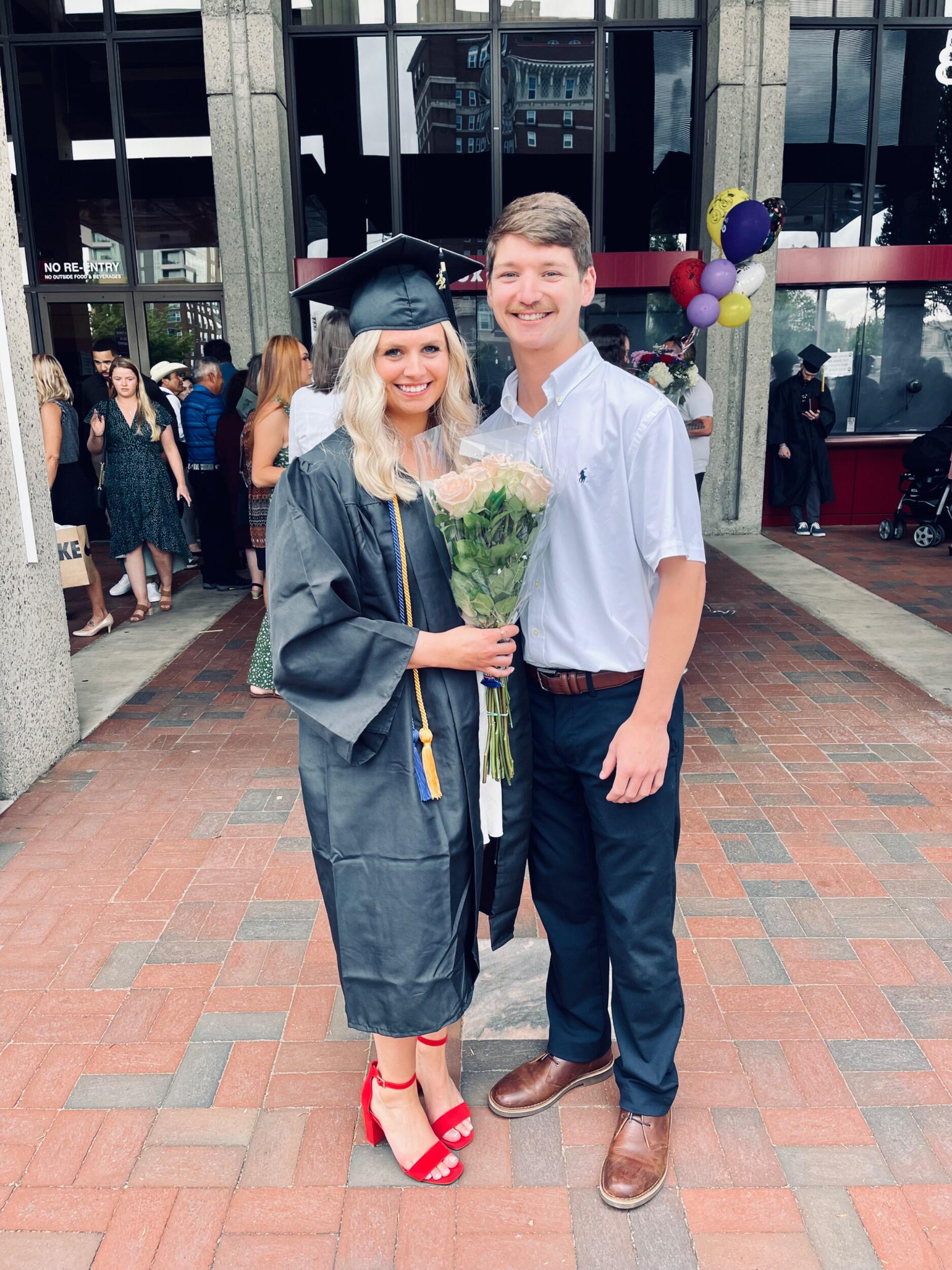 When Caroline graduated college.