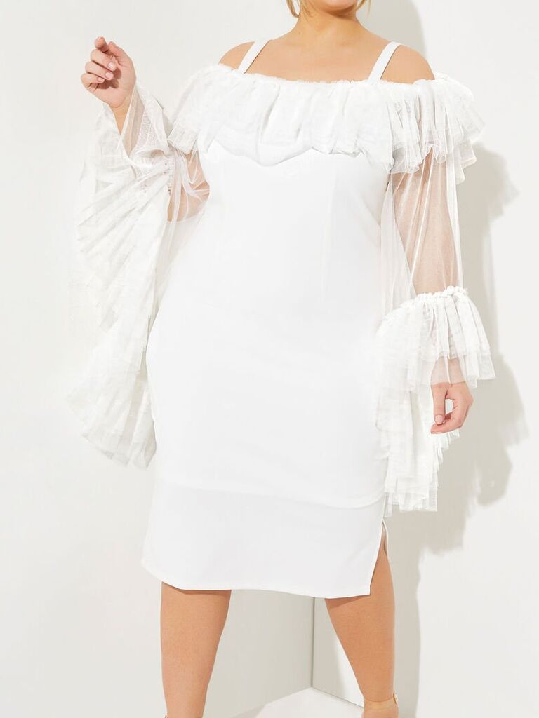 Ashley stewart white sales party dresses