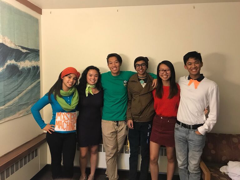 A few months later, I'm walking into my first lecture at Cal and as I'm going up the stairs, I see Meagan! What were the chances we both ended up here? After that moment, I tried to do whatever I could to be her friend - including dressing up as Shaggy for Halloween.