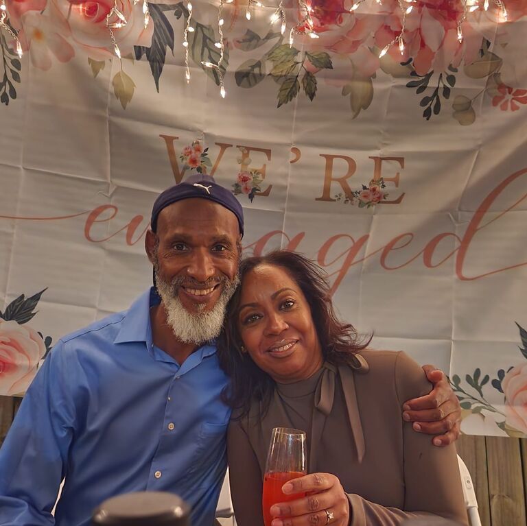 Our Surprise Engagement Party at Terry's youngest Sister Home in Margate, Florida.