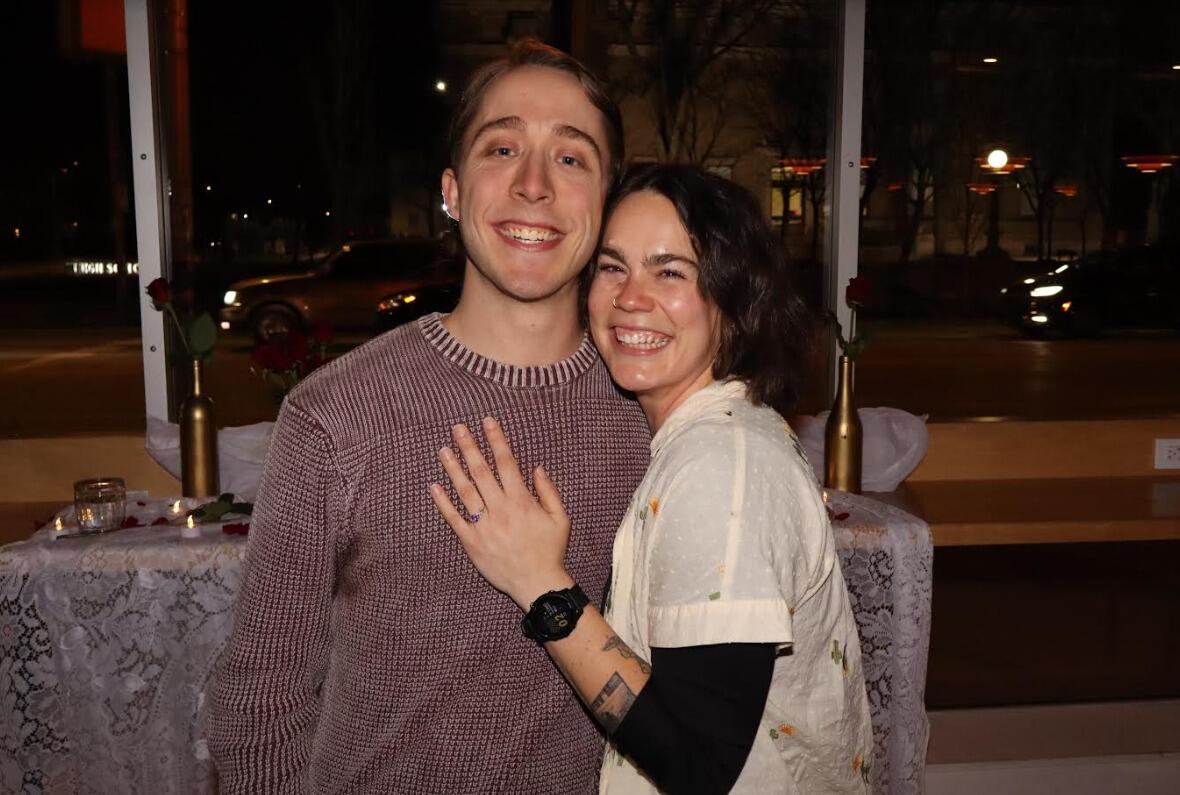 Daniel lied to Claryce about forgetting his credit card at a coffee shop. (That was the cover story to get Claryce to the coffee shop where a beautiful romantic proposal set up was waiting, for those who haven't heard the story yet)