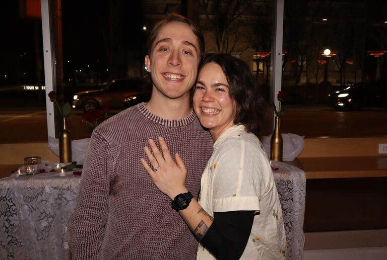 Daniel lied to Claryce about forgetting his credit card at a coffee shop. (That was the cover story to get Claryce to the coffee shop where a beautiful romantic proposal set up was waiting, for those who haven't heard the story yet)