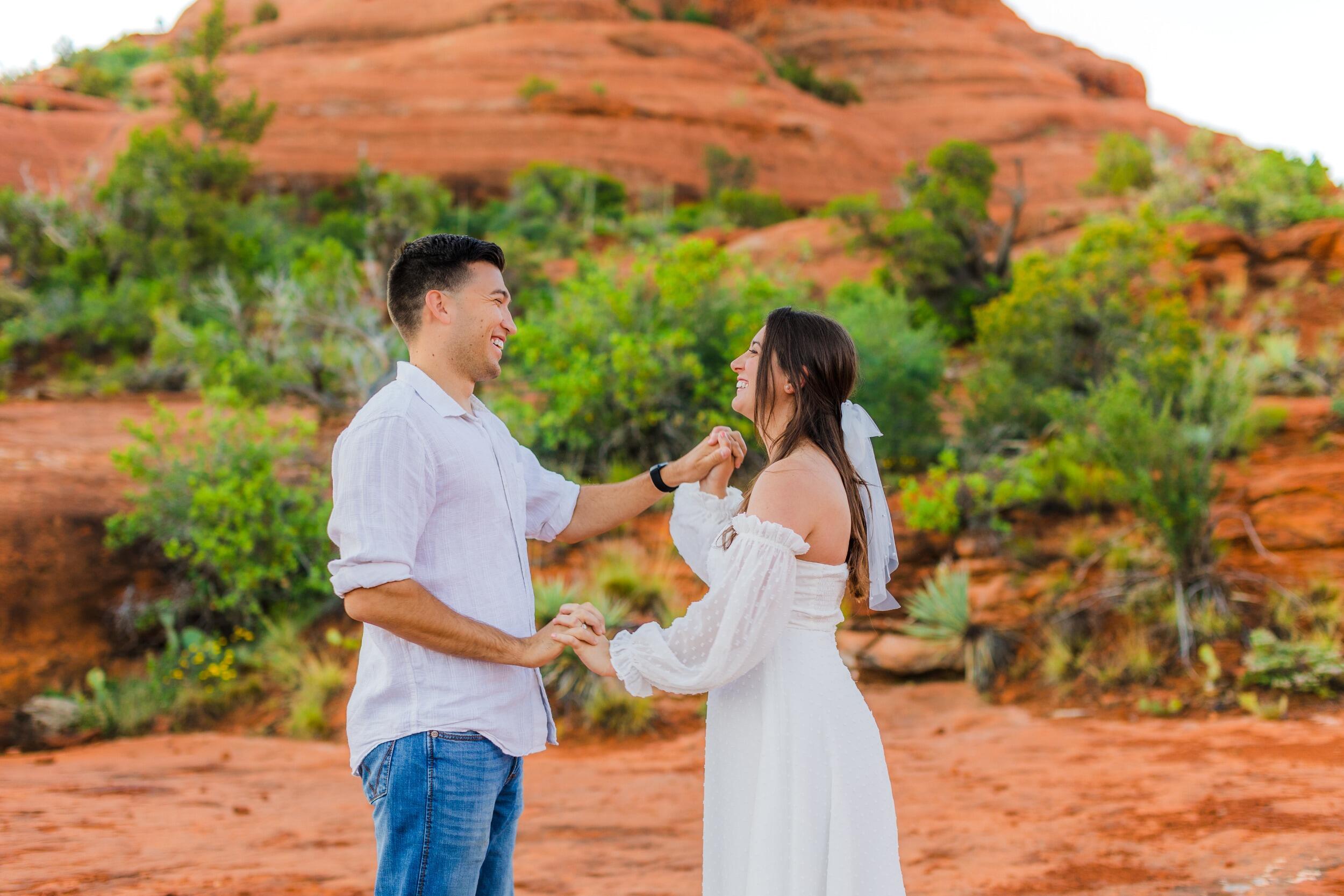 Engagement photos in magical Sedona!