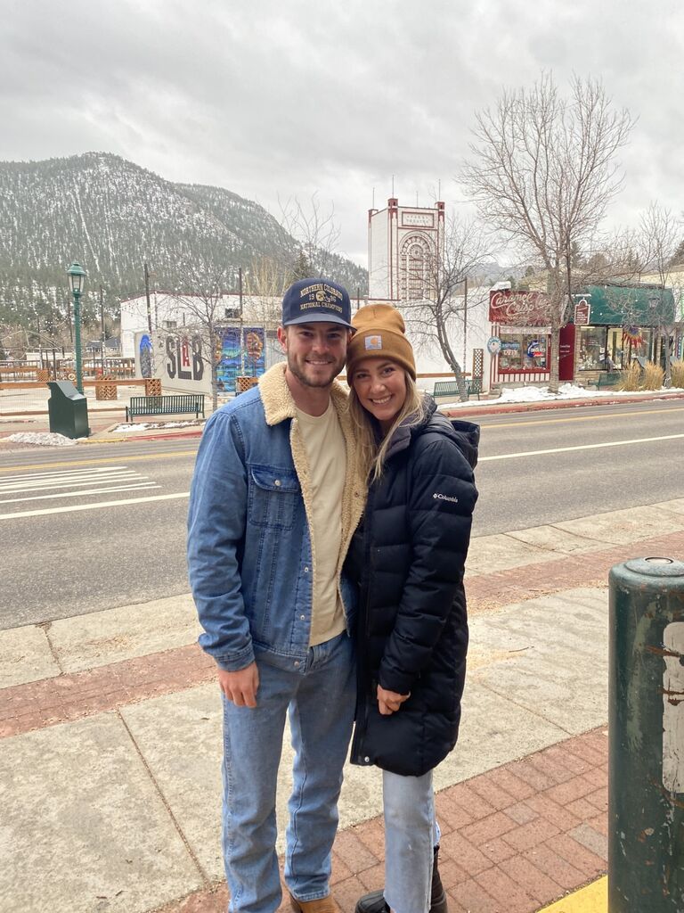 Julianne's first time meeting Mr. & Mrs. Lorenzini at their home in Colorado! <3