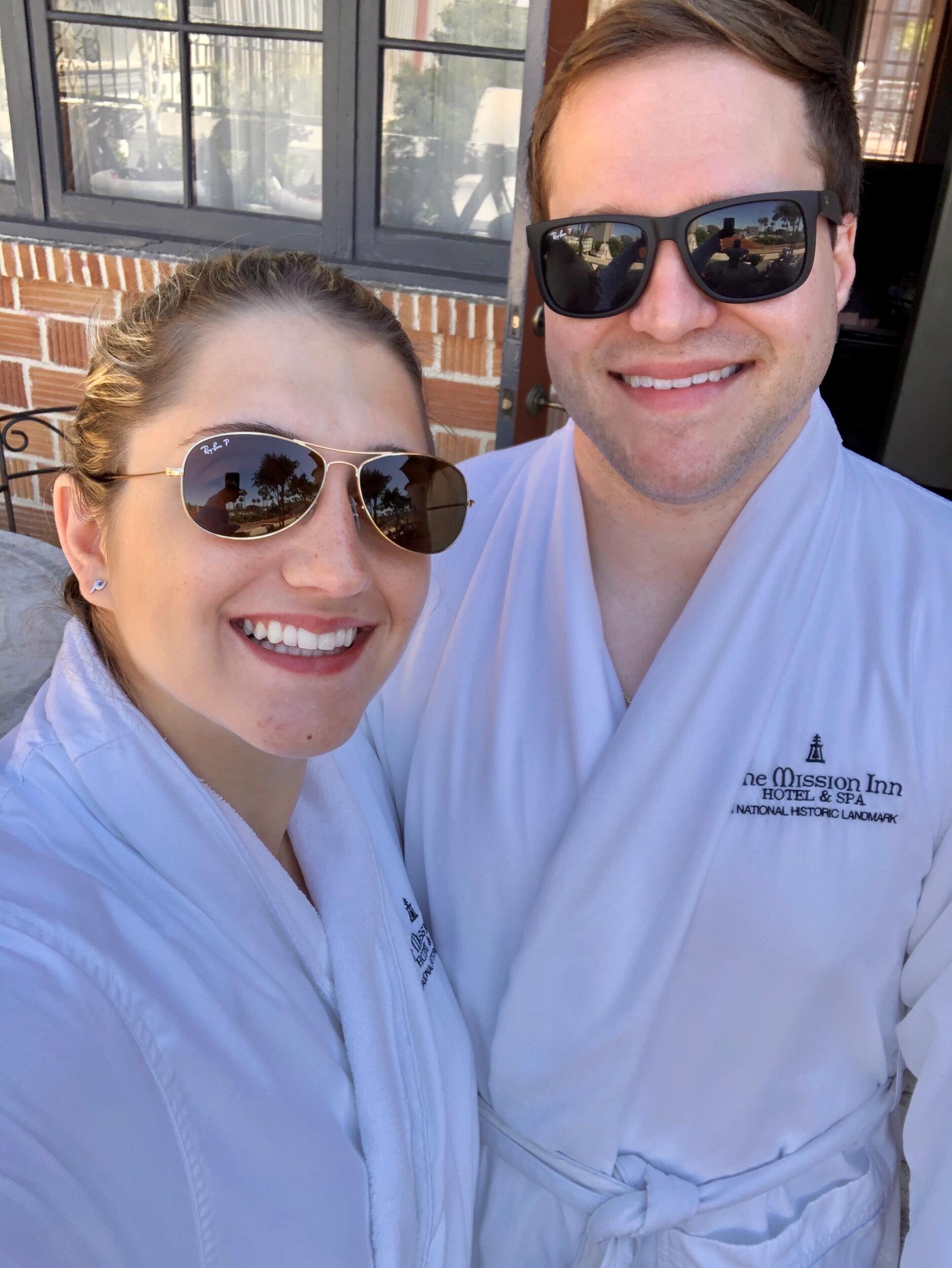 A long awaited visit after 4 months apart (the longest they had ever done) due to Covid. Marisa visited Nick in Riverside, CA, where he was getting qualified on his aircraft. They stayed at the historic Mission Inn and thanks to Covid, got upgraded to the Presidential Suite!