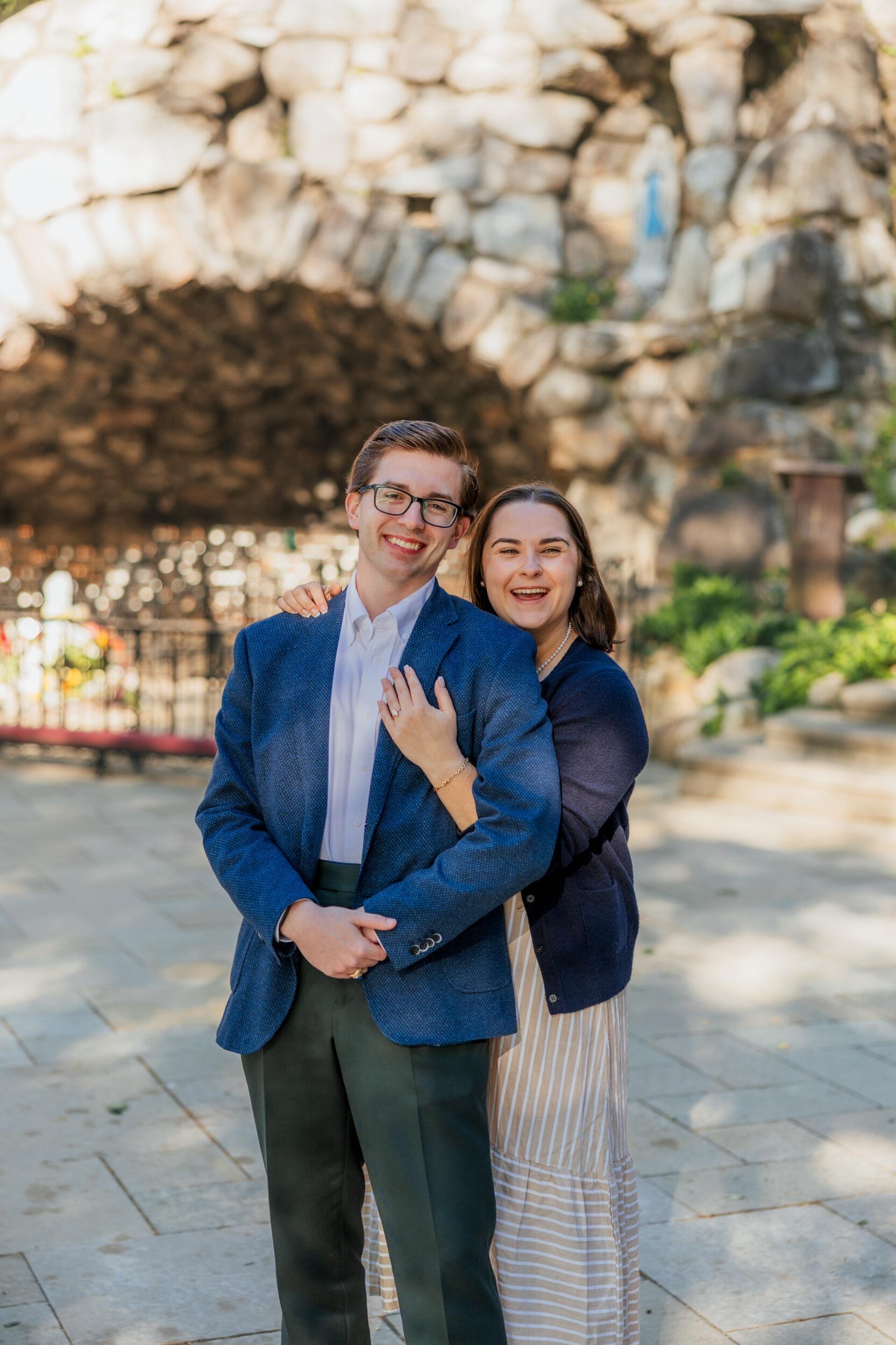 We cannot wait to celebrate our wedding at the Basilica of the Sacred Heart on Friday, July 24, 2026!