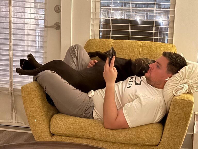 Maui loves his daddy