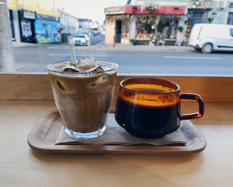 One of our favorite coffee spots in Galway, Ireland:)