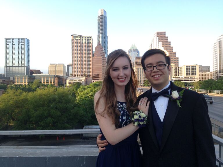 Austin, Texas skyline at Hannah's Prom.