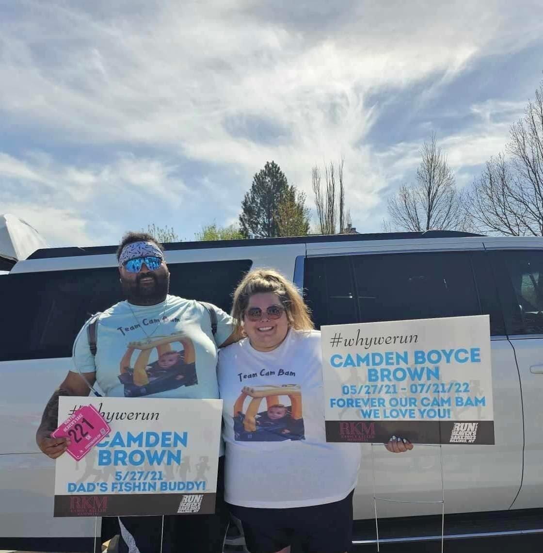 Mattie and Logan always will love Cam and always find ways to honor him! Team Cam Bam! 