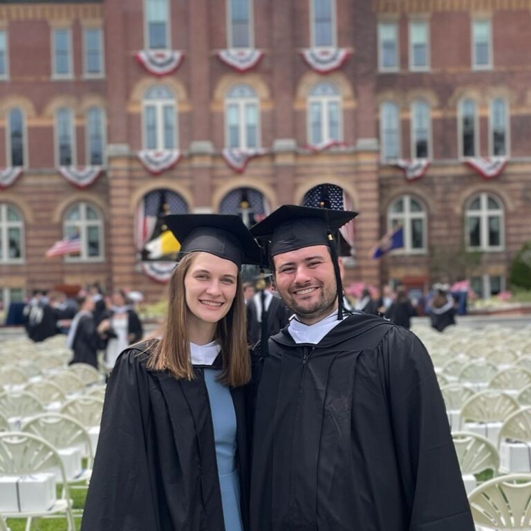 Our graduation from Saint Anselm College!