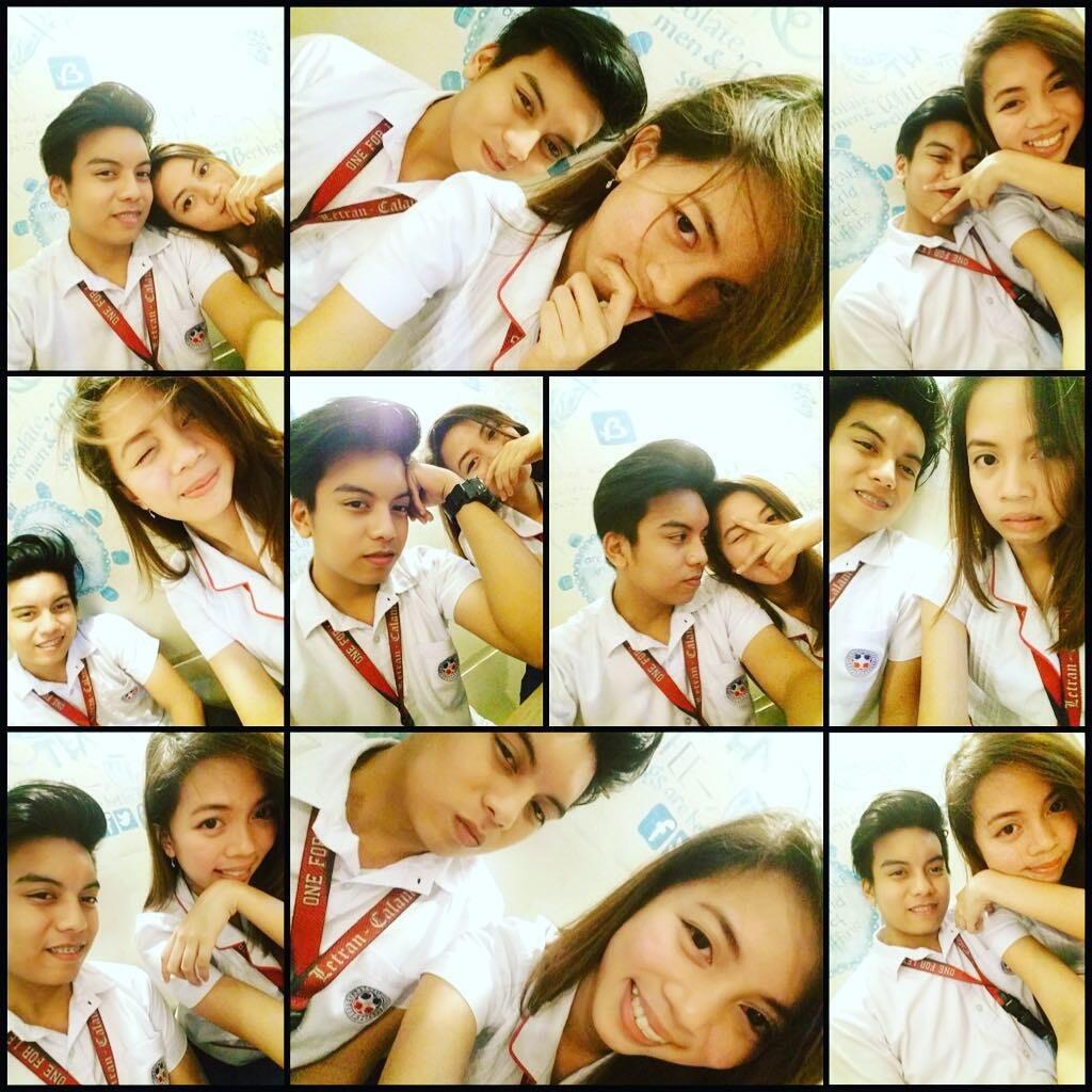 This is a picture of two friends with unspoken feelings. 