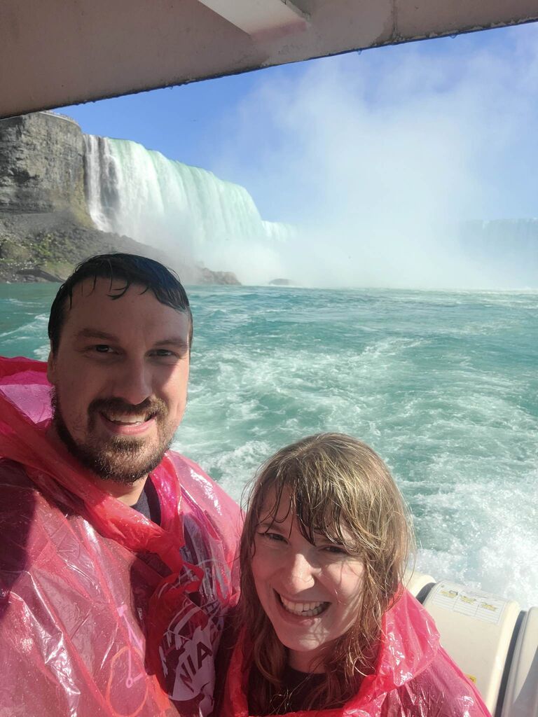 Our first trip out of the country together- Canada