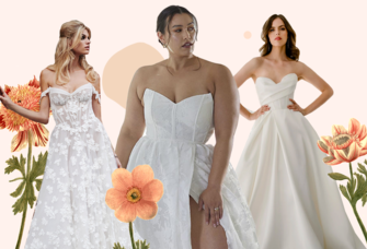 Three corset wedding dresses