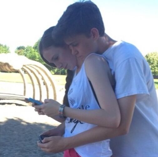 Nathan and Claire have a story unlike many others. They met in middle school and shared English and band class together. Claire and Nathan both knew they had a crush on the other, and in the summer of 2013 just before 8th grade, Nathan officially asked Claire to be his girlfriend!