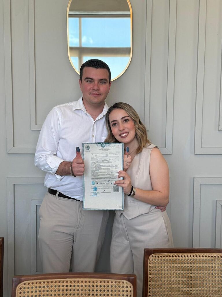 Feliz mente casados por el civil..... Navojoa, Sonora
