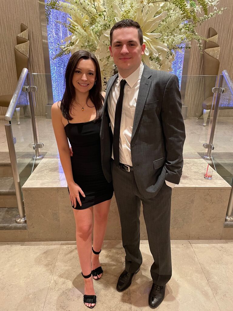 Matt joins Gabby at her PA formal celebration before she graduates