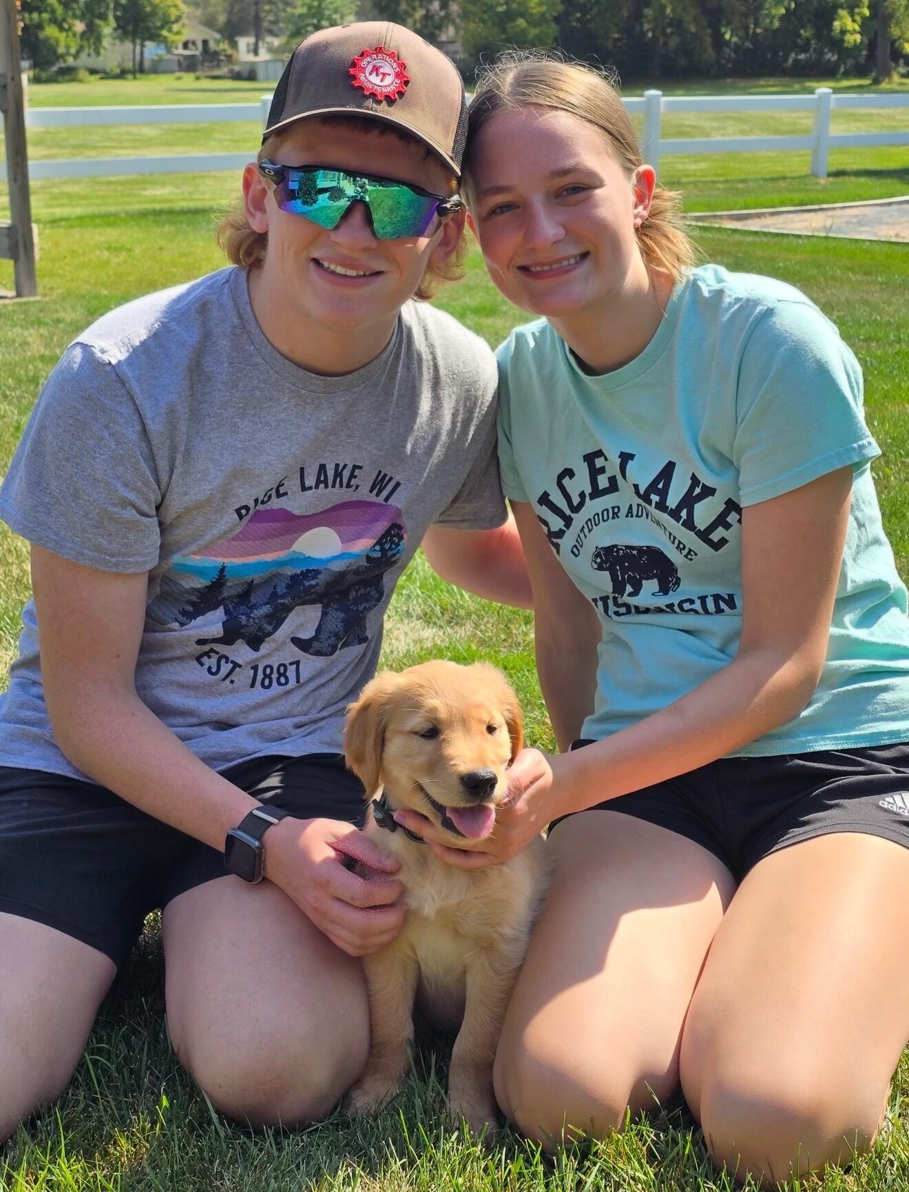 we got our puppy, Paisley 