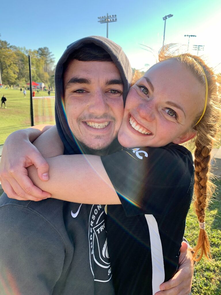 As the spring of senior year came to a close, so did AUWS. This picture is one of AK's favorites because of how much this moment meant to her. Noah has always been AK's biggest fan, and even though her soccer career is over now, he still cheers her on every day.