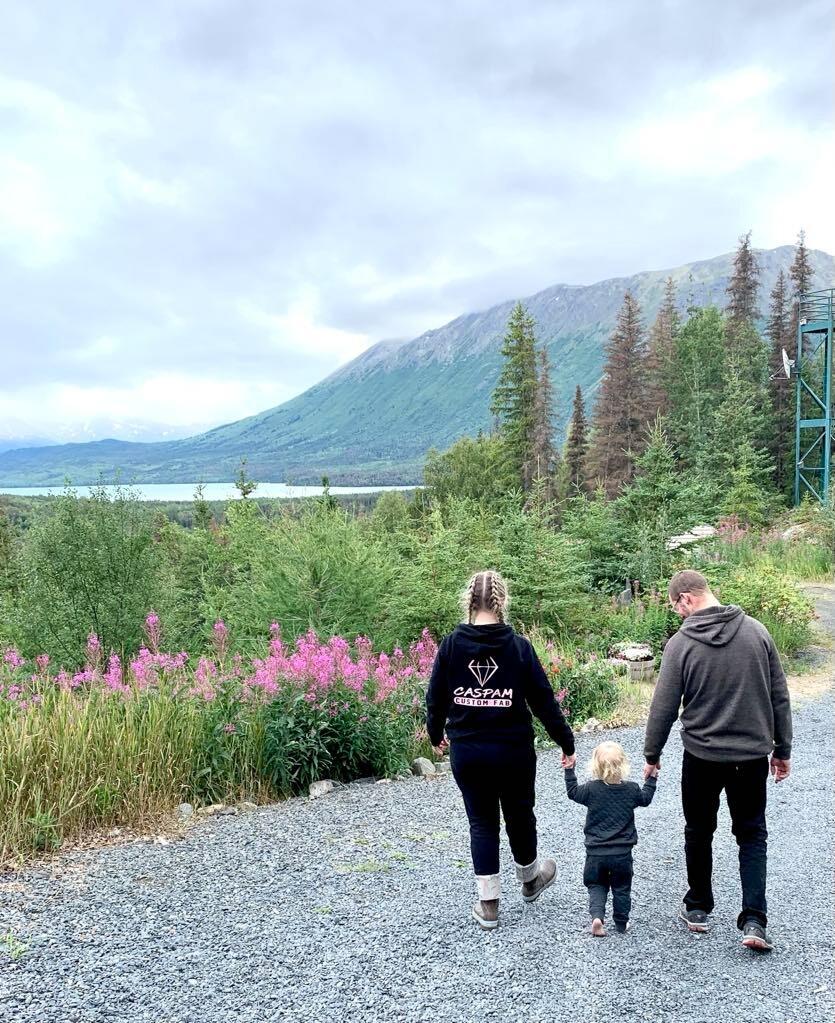 Exploring Cooper Landing Alaska.