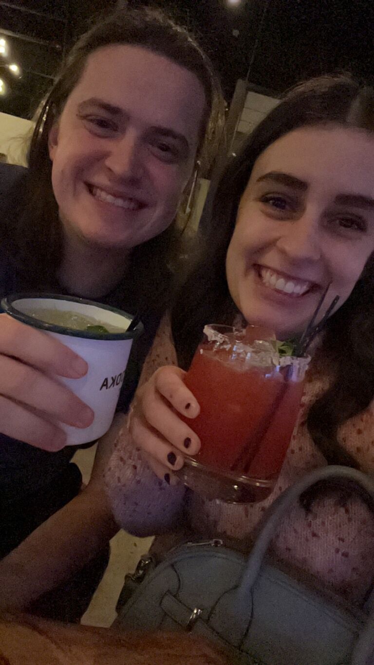 At the last minute we decided to go out for Valentines Day even though we originally did not plan to since it was a week night. We enjoyed a heart shaped pizza and SINGO at one of our favorite places - Freedom Brothers! 