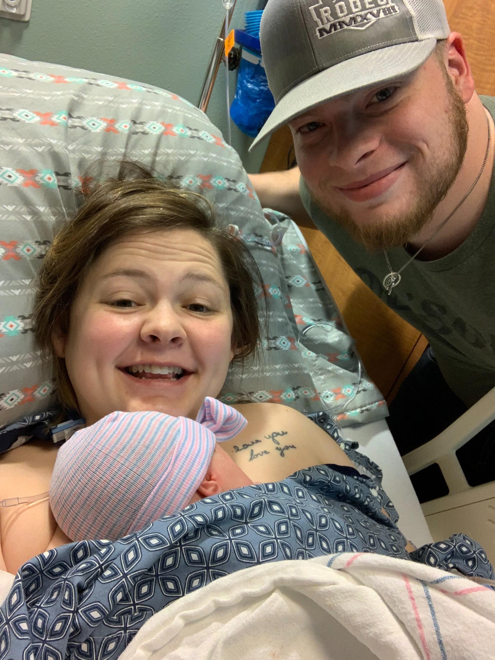 Their lives changed forever with the arrival of Emersyn Grace.