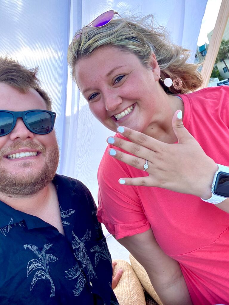 HAPPILY ENGAGED!

Ean made all of my dreams come true. It was the perfect picnic set up at the beach