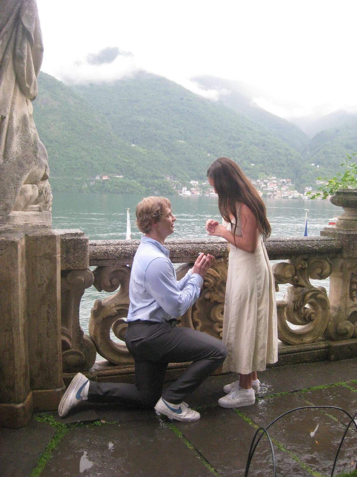 Luke proposed at the Villa del Balbianello in Lake Como, Italy! The most magical day. 