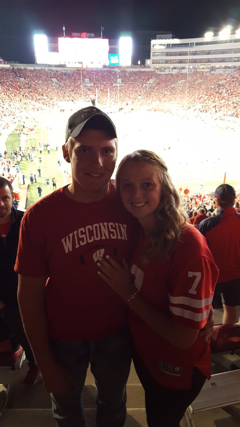 Dillin’s first badger game.